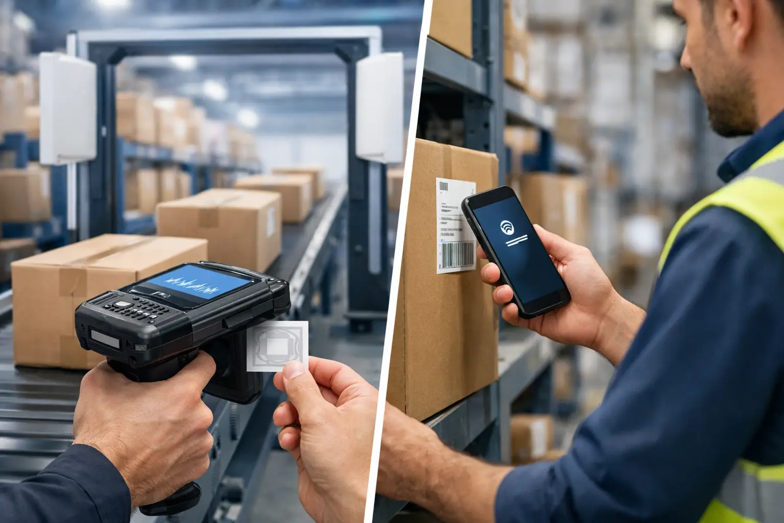 RFID versus NFC en logística: cuál elegir