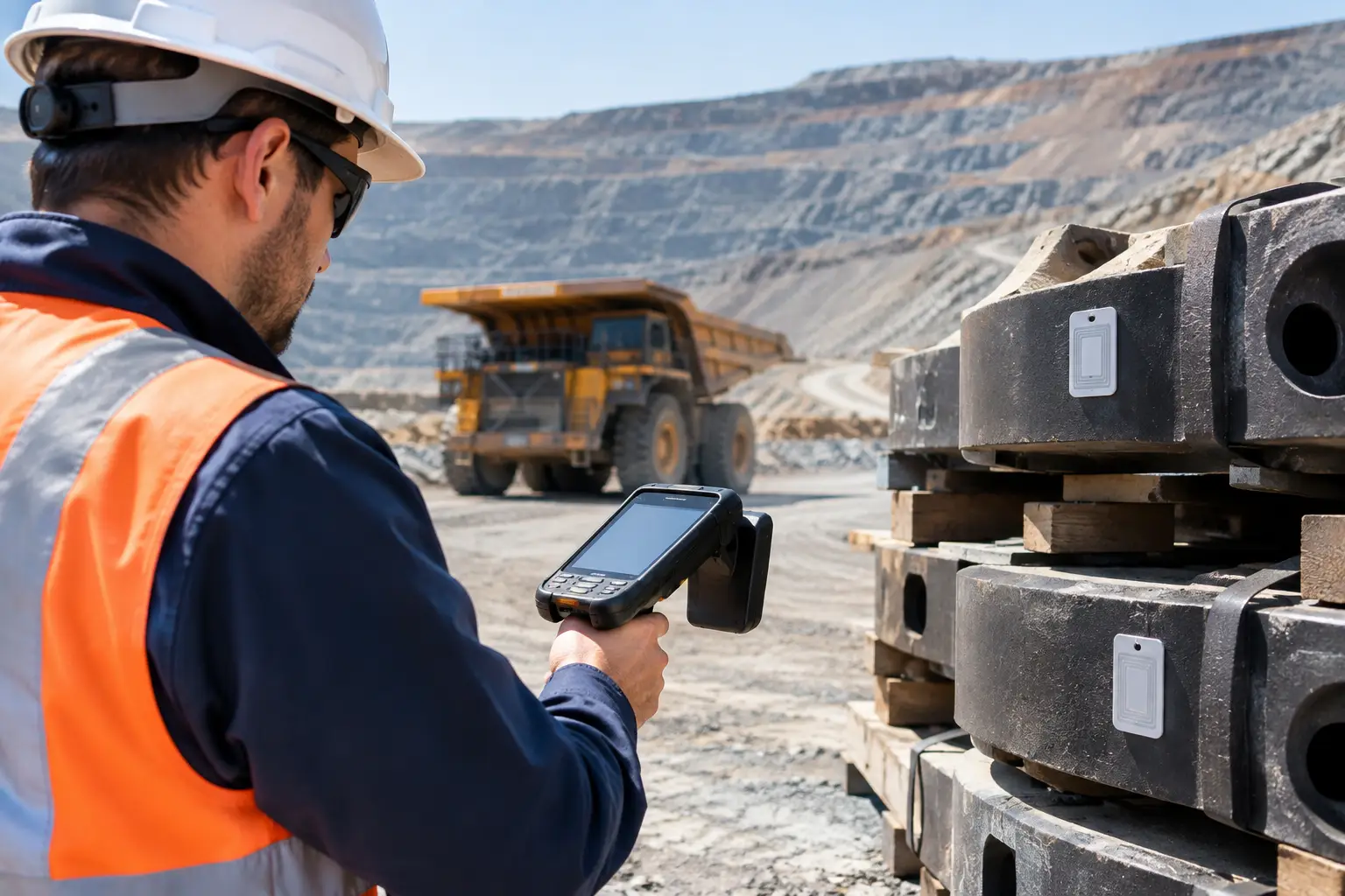 Guía de inventario RFID para minería eficiente
