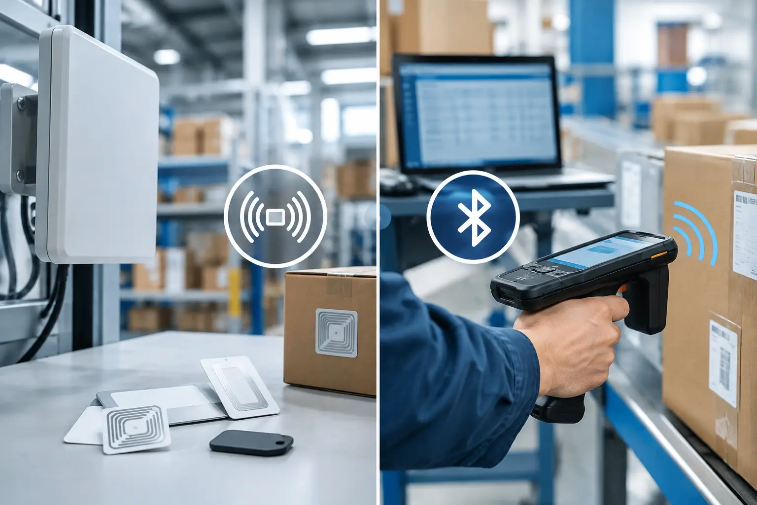 RFID o BLE activos: cuál conviene a su operación