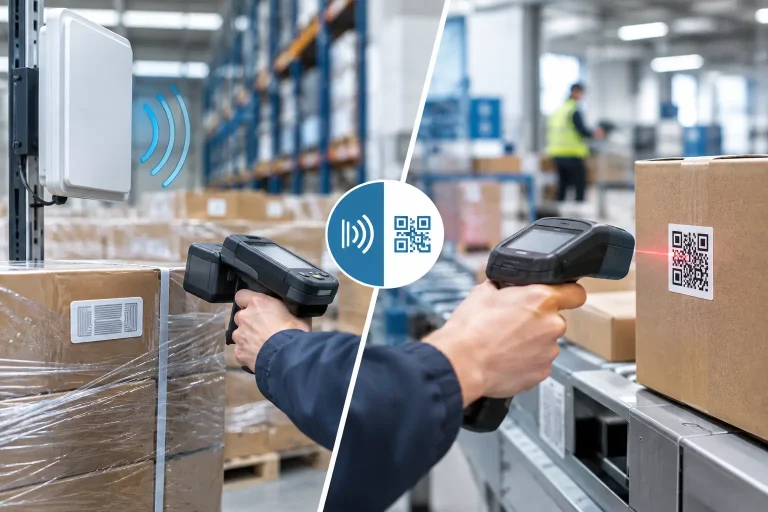RFID versus QR para operaciones de alto volumen